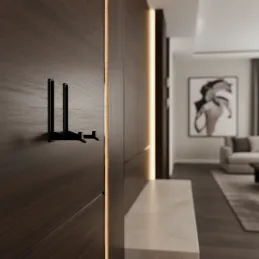 Klizni ormar za ugradnju VERNON Mini / Crna mat