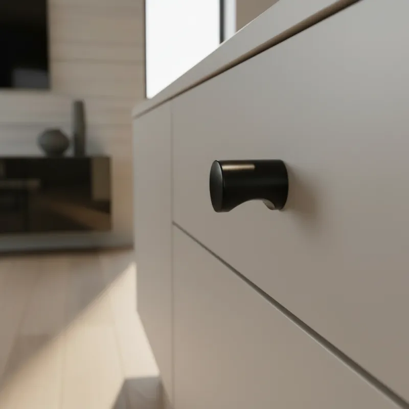 Knopka LIVIA / Crna mat