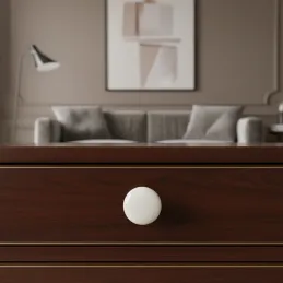 Gumb FRAGILE / Bijeli porculan