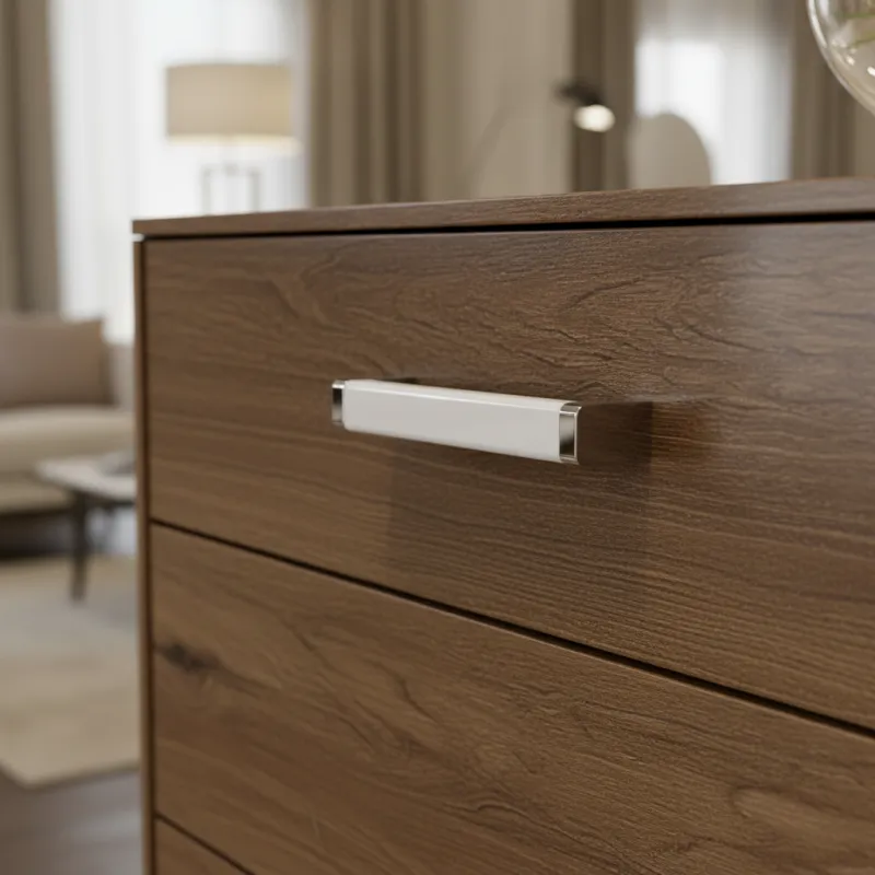 Ručka IBIS Bijela / Krom