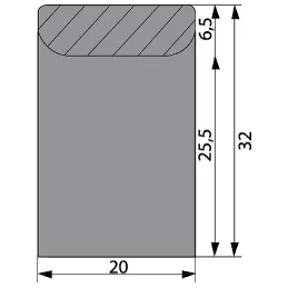 Ručka Diego / Brušena bakrena