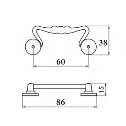 Drška MATILDA / Starobakrena