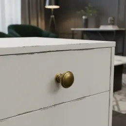 Ručka knopka ARLES / Sjajni mesing patina