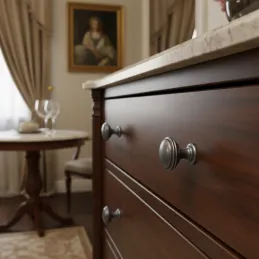 Ručka knopka ARLES / Starinsko srebrna