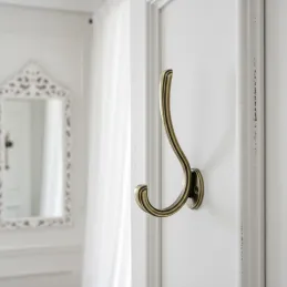 Namještajna vješalica ARLES / Sjajna mesing patina