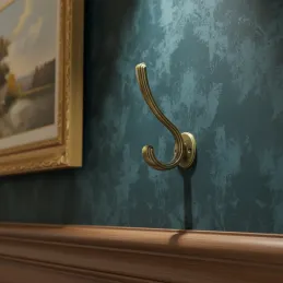 Namještajna vješalica ARLES / Sjajna mesing patina