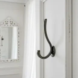 Namještajna kuka ARLES / Starinsko srebrna