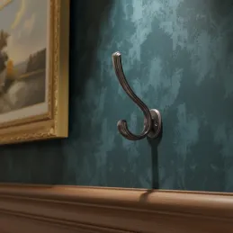 Namještajna kuka ARLES / Starinsko srebrna