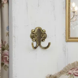 Rustikalni vješalica VENICE Mini / Antikni mesing