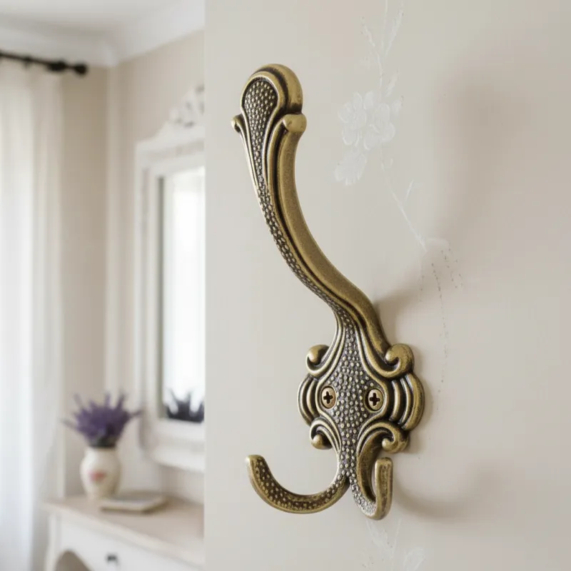 Rustikalni stalak za odjeću VENICE / Starinski mesing