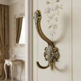 Rustikalni stalak za odjeću VENICE / Starinski mesing