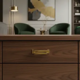 Plastična ručkica MAURICIUS / Zlatna