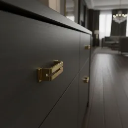 Plastična ručkica MAURICIUS / Zlatna