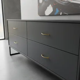 Plastična ručkica ASTOR / Zlatna