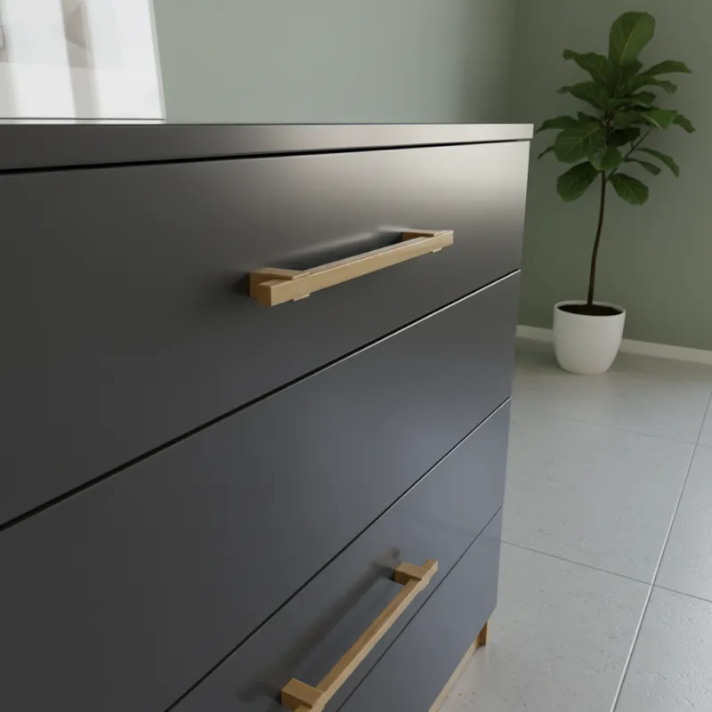 Drvena ručka LEO / Prirodni hrast