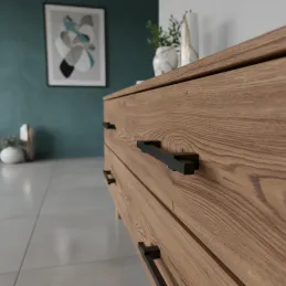 Drvena ručka LEO / Crni hrast