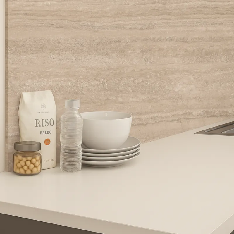 Zaštitna ploča za radnu ploču EGGER Travertin Tivoli bež / F292