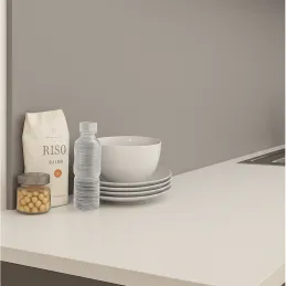 Leđa za radnu ploču Aluminij fino četkan / F502