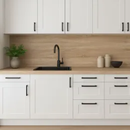 Stražnji dio radne ploče Hrast Bardolino prirodni / H1145