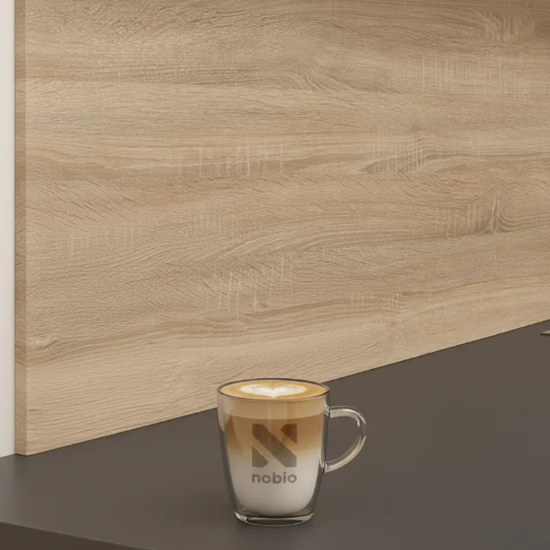 Stražnji dio radne ploče Hrast Bardolino prirodni / H1145