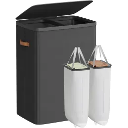 Košara za rublje MYSTIC 170L / Crna