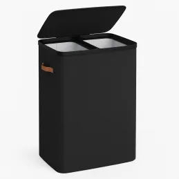 Košara za rublje MYSTIC 170L / Crna