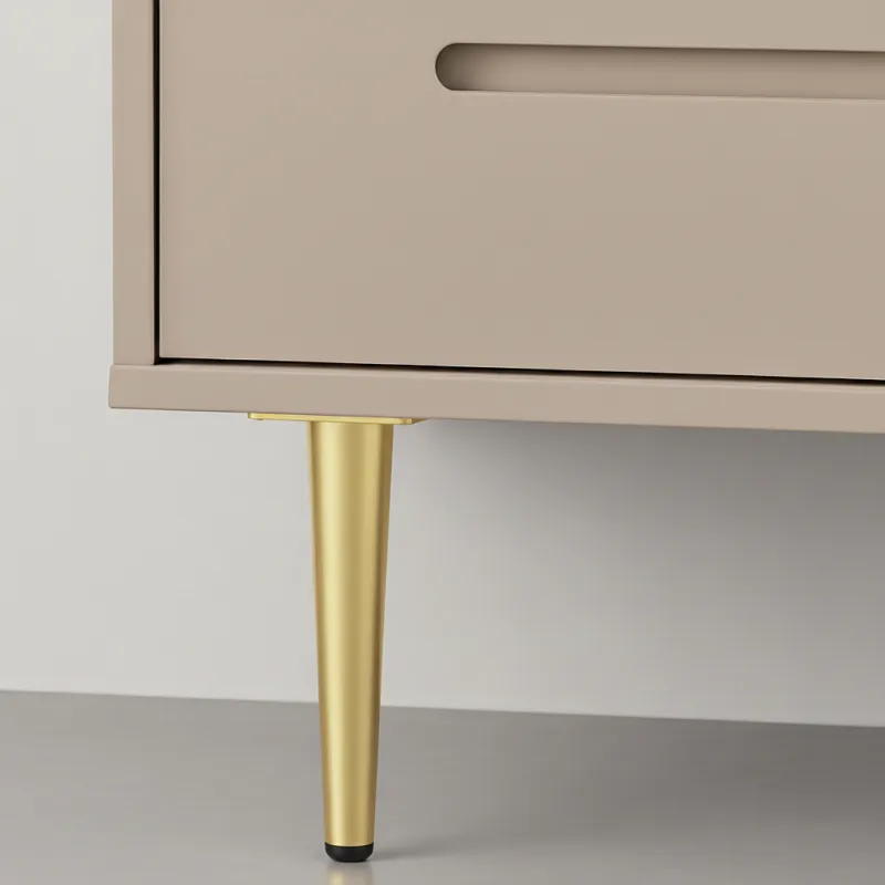 Namještajna nožica GLOBAL / Zlatna mat