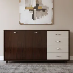 Ručka GAUDIA / Starosrebrna + vanilija porculan