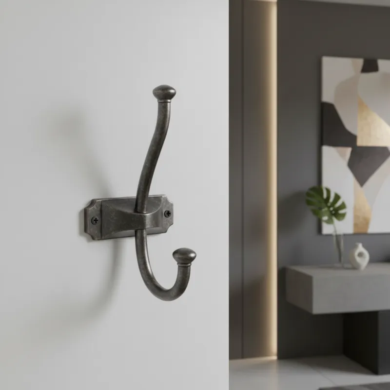 Namještajna vješalica PORTO / Staro srebro