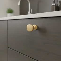 Ručka knopka AMADORA / Starožuto zlato