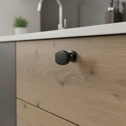 Ručka knopka AMADORA / Crna mat