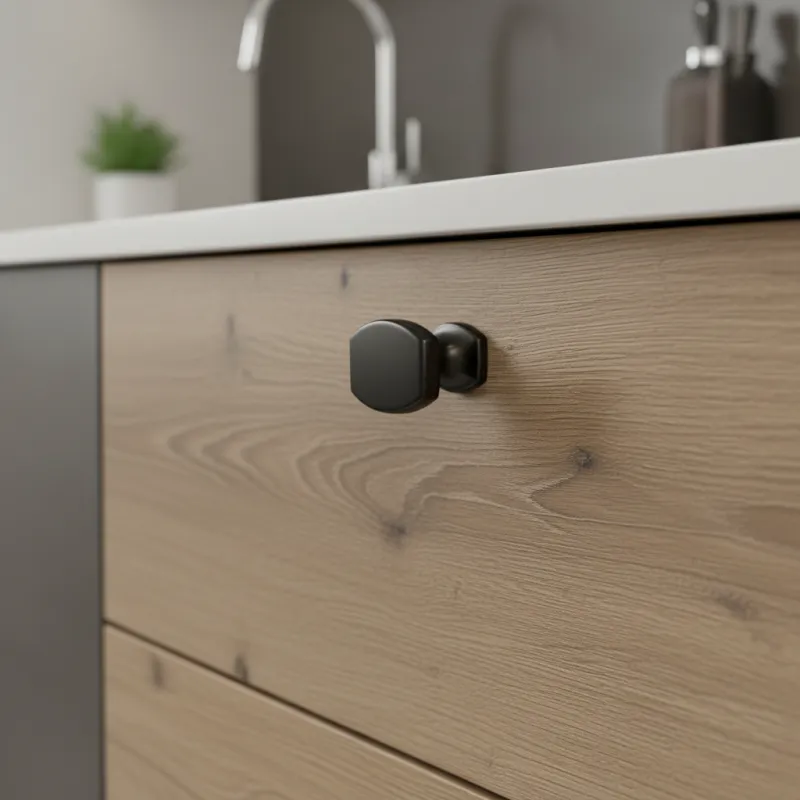 Ručka knopka AMADORA / Crna mat