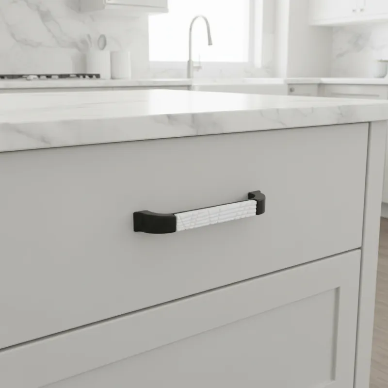 Keramička ručka BRAGA / Crna mat