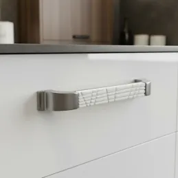 Keramička ručka BRAGA / Brušeni nikel