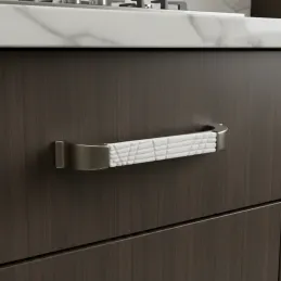 Keramička ručka BRAGA / Brušeni nikel