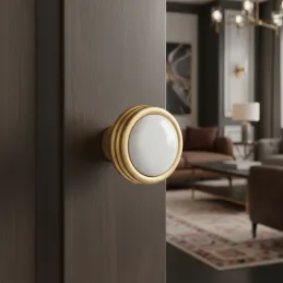 Keramička ručka knop FARO / Matirano zlato