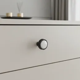 Keramička ručka gumb FARO / Crna mat