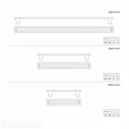 Ručka SINTRA / Starocrna
