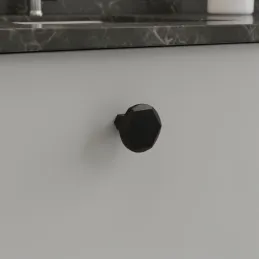 Ručka knopka LAMEGO / Crna mat