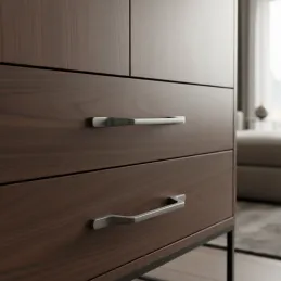 Ručka ELIDA / Siva satenska