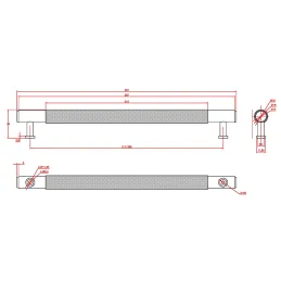 Ručka LAYLA / Crni grafit