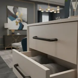 Ručka PAMELA / Crna mat