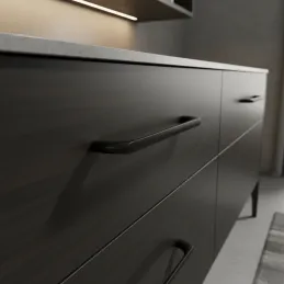 Ručka PAMELA / Crna mat