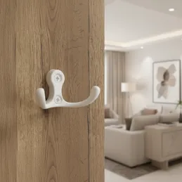 Vješalica MIKEL S / Bijela sjajna