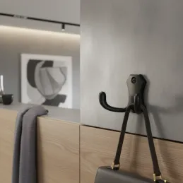 Vješalica MIKEL M / Crna mat