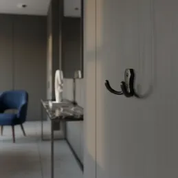 Vješalica MIKEL M / Crna mat