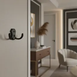 Vješalica MIKEL M / Crna mat