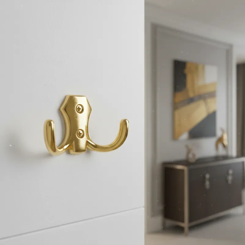 Vješalica MIKEL M / Zlatno sjajna