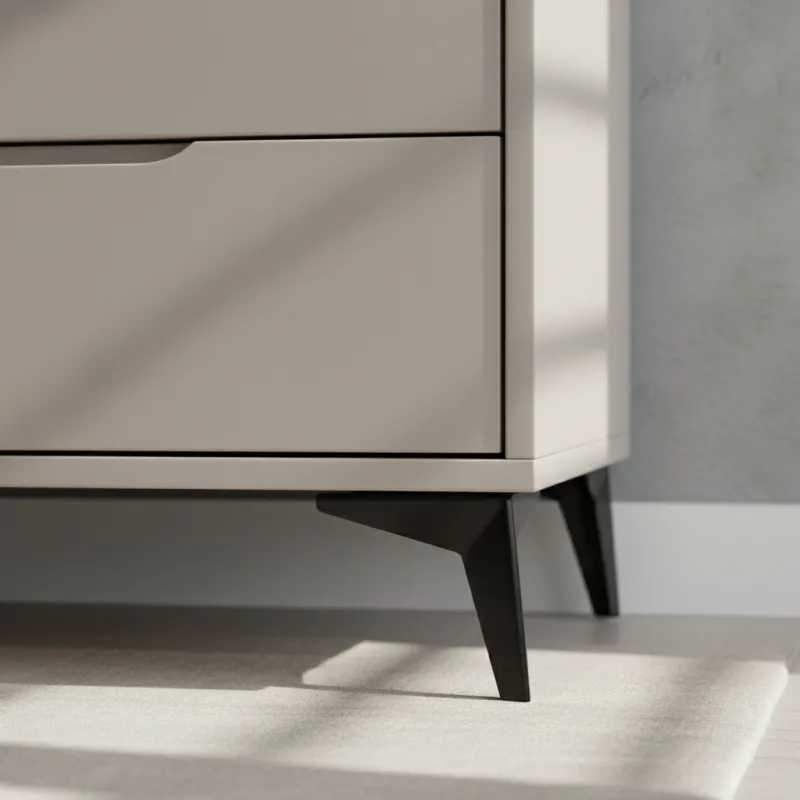 Namještajna nogica LANIA / Crna mat