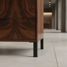 Namještajna nožica MODERO / Crna mat